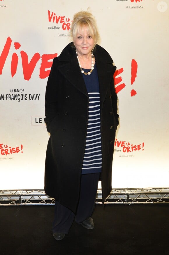 Mylène Demongeot à l'Avant-première du film "Vive la crise !" au cinéma Max Linder à Paris le 2 mai 2017. © Coadic Guirec/Bestimage