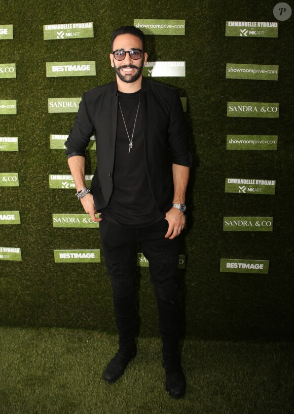 Exclusif - Adil Rami lors de la soirée "Sandra and Co" pendant le 70e Festival International du film de Cannes, France, le 22 mai 2017.