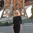 Exclusif - Pamela Anderson photographié lors du Grand concert de l'Orchestre National de France au Champs de Mars présenté par S. Bern sur France 2 pour célébrer la Fête Nationale à Paris le 14 juillet 2017 © Giancarlo Gorassini / Pierre Perusseau / Veeren / Bestimage