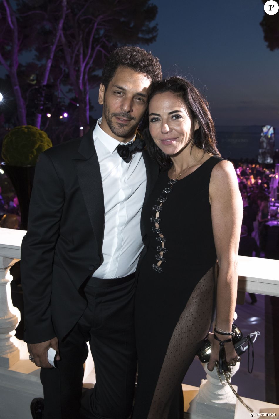 Tomer Sisley et sa femme Sandra Zeitoun de Matteis - Soirée de Grisogono Love On The Rocks à l