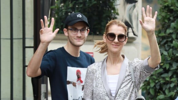 Céline Dion : Complice avec René-Charles, qui s'est (encore) coupé les cheveux !