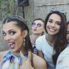 Les Miss France au mariage de Sylvie Tellier, à Porquerolles le 14 juillet 2017.