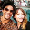 Arnaud Assoumani et sa chérie Dounia Coesens à Roland Garros - Photo publiée sur Instagram au mois de mai 2017