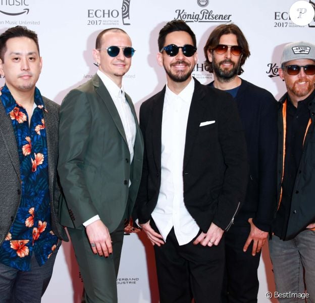 Linkin Park aux "2017 Echo Awards" à Messe Berlin, le 6 avril 2017.