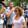 Exclusif - Jennifer Lopez et son compagnon Alex Rodriguez se rendent à leur cours de gym à New York, le 6 juin 2017