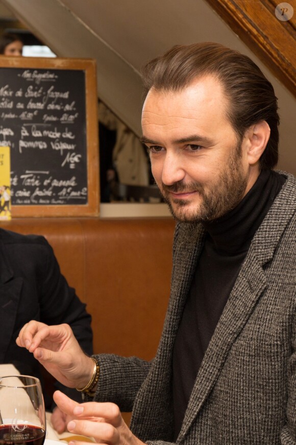 Exclusif - Cyril Lignac - Mois des produits Tripiers à Paris dans le restaurant de Christian Constant à Paris le 3 novembre 2015.