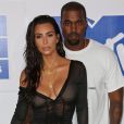 Kim Kardashian et son mari Kanye West à la soirée des MTV Video Music Awards 2016 à Madison Square Garden à New York, le 28 août 2016.