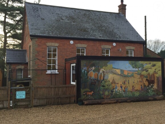 Le prince George de Cambridge avait fait en janvier 2016 sa rentrée à l'école Montessori de Westacre à King's Lynn dans le Norfolk. Photo prise par sa mère la © duchesse Catherine de Cambridge.