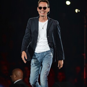 Concert de Marc Anthony à l'American Airlines Arena de Miami, il vient de se séparer de sa femme Shannon de Lima à Miami le le 18 novembre 2016
