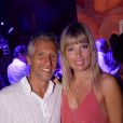 Exclusif - Nagui et sa femme Mélanie Page - Soirée de la Summer Party des 50 ans du Byblos et des Caves du Roy à Saint-Tropez le 23 juillet 2017. © Rachid Bellak/Bestimage