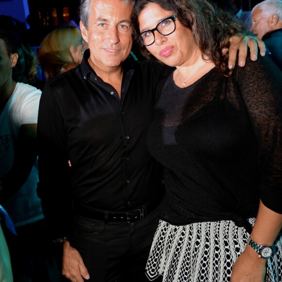 Exclusif - Cyril Karaoglan et Delphine Pastor - Soirée de la Summer Party des 50 ans du Byblos et des Caves du Roy à Saint-Tropez le 23 juillet 2017. © Rachid Bellak/Bestimage