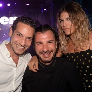 Exclusif - Benjamin Morgaine, Michaël Youn et Isabelle Funaro - Soirée de la Summer Party des 50 ans du Byblos et des Caves du Roy à Saint-Tropez le 23 juillet 2017. © Rachid Bellak/Bestimage