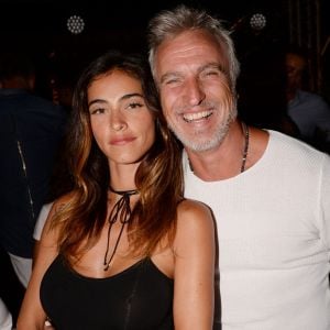 Exclusif - David Ginola et sa nouvelle compagne Maeva Denat - Soirée de la Summer Party des 50 ans du Byblos et des Caves du Roy à Saint-Tropez le 23 juillet 2017. © Rachid Bellak/Bestimage