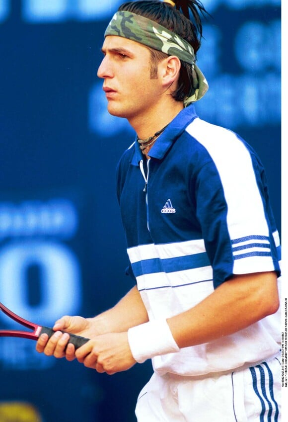 Jérôme Golmard lors de l'open de tennis de Monte-Carlo en 1999