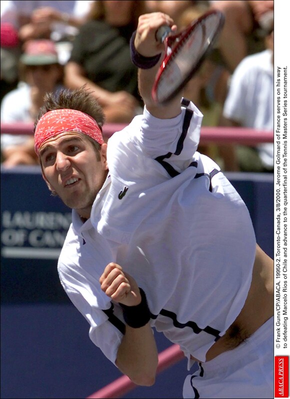 Jérôme Golmard lors des masters de Tennis en 2000