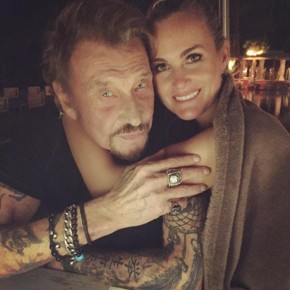 Johnny et Laeticia Hallyday sur une photo publiée sur Instagram le 15 juin 2017