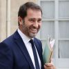 Christophe Castaner sortant du conseil des ministres au palais de l'Elysée à Paris, le 2 août 2017.