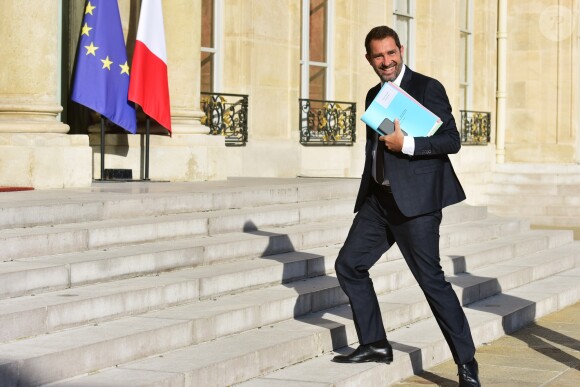 Christophe Castaner arrivant au conseil des ministres au palais de l'Elysée à Paris, le 5 juillet 2017. © Giancarlo Gorassini/Bestimage