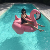 Chantal Thomass en vacances au Cap Ferret. Août 2017.