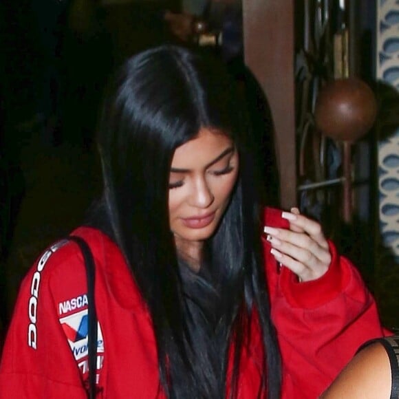 Kendall, Kylie Jenner et Jordyn Woods au restaurant Pace à Los Angeles, le 15 août 2017.