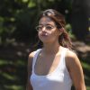 Exclusif - Selena Gomez arrive aux studios Sony à Los Angeles le 13 juin 2017.