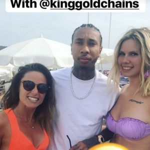Capucine Anav en vacances avec Tyga à Saint Tropez.