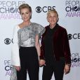 Ellen Degeneres et sa femme Portia de Rossi à la soirée des People's Choice awards à Los Angeles, Californie, Etats-Unis, le 18 janvier 2017.