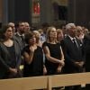 Autour du roi Felipe VI et de la reine Letizia d'Espagne, des personnalités telles que Mariano Rajoy (Premier ministre), Carles Puidgemont (président de la Catalogne) et Ada Colau (maire de Barcelone) ont assisté le 20 août 2017 à une messe solennelle à la mémoire des victimes de l'attaque terroriste de La Rambla et de Cambrils, en la basilique de la Sagrada Familia à Barcelone.