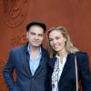 Clovis Cornillac et sa femme Lilou Fogli au village lors des internationaux de France de Roland Garros à Paris, le 9 juin 2017. © Dominique Jacovides - Cyril Moreau/ Bestimage