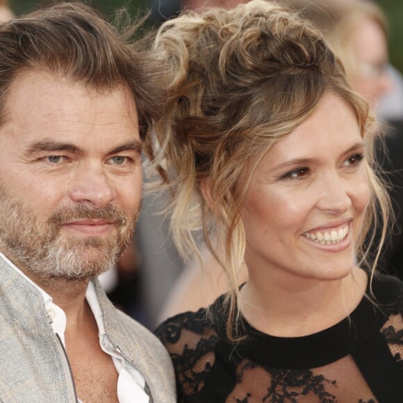 Clovis Cornillac et sa femme Lilou Fogli lors de la première de "Imperium" au 42ème Festival du cinéma américain de Deauville, France, le 9 septembre 2016. © Christophe Aubert via Bestimage