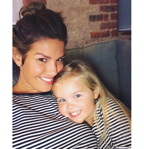 Photo de Rebekah Vardy et sa fille Sofia. Août 2017.