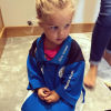 Photo de la fille de Jamie et Rebekah Vardy, Sofia. Juillet 2017.