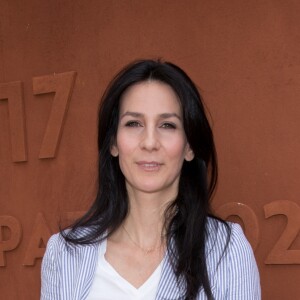 Marie Drucker au village lors de la finale homme des internationaux de France de Roland Garros à Paris, le 11 juin 2017. © Dominique Jacovides - Cyril Moreau/ Bestimage