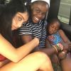 Madonna a partagé cette photo de ses filles Lourdes, Mercy et une de ses jumelles, sur Instagram, le 25 août 2017