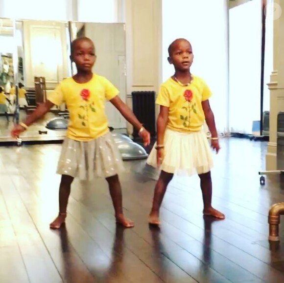 Stella et Estere fêtent leurs 5 ans. Instagram, le 25 août 2017