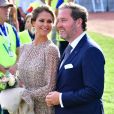 La princesse Madeleine et Christopher O'Neill lors des célébrations du 40e anniversaire de la princesse Victoria de Suède sur l'île d'Oland le 14 juillet 2017. Le couple a annoncé le 27 août 2017 attendre un troisième enfant.