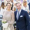 La princesse Madeleine et Christopher O'Neill lors des célébrations du 40e anniversaire de la princesse Victoria de Suède sur l'île d'Oland le 14 juillet 2017. Le couple a annoncé le 27 août 2017 attendre un troisième enfant.