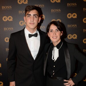 Théo et Maud Griezmann, frère et soeur d'Antoine, à la 7e cérémonie des "Hommes de l'Année GQ" au musée d'Orsay à Paris, le 23 novembre 2016. © Rachid Bellak/Bestimage