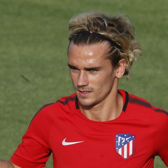 Antoine Griezmann à l'entraînement le 22 août 2017.