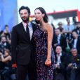 Rebecca Hall et son mari Morgan Spector - Première du film Downsizing lors de la cérémonie d'ouverture du 74e festival de Venise le 30 aout 2017.