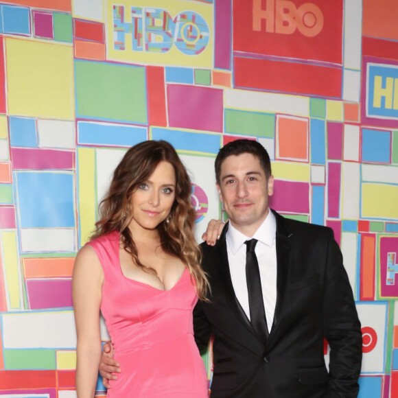 Jenny Mollen et son mari Jason Biggs lors de la "HBO Emmy After party" à Los Angeles, le 25 août 2014.