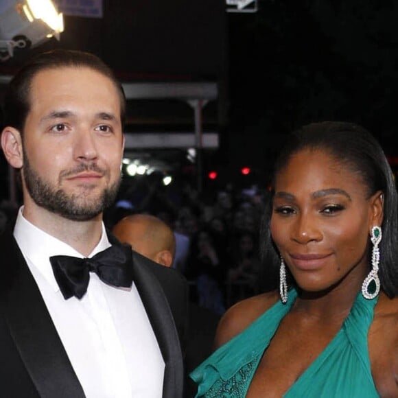 Alexis Ohanian et sa fiancée Serena Williams enceinte - Les célébrités arrivent au MET 2017 Costume Institute Gala sur le thème de "Rei Kawakubo/Comme des Garçons: Art Of The In-Between" à New York, le 1er mai 2017