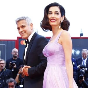 George et Amal Clooney à la première du film Suburbicon lors du 74ème Mostra de Venise le 2 septembre 2017.