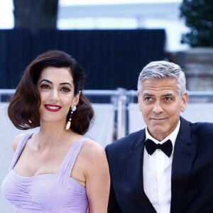 George et Amal Clooney à la première du film Suburbicon lors du 74ème Mostra de Venise le 2 septembre 2017.