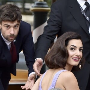 George et Amal Clooney à la première du film Suburbicon lors du 74ème Mostra de Venise le 2 septembre 2017.