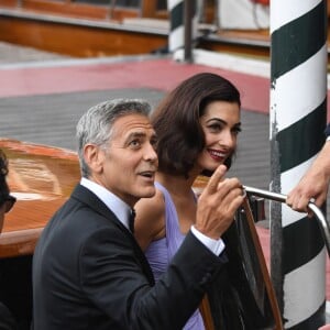 George et Amal Clooney à la première du film Suburbicon lors du 74ème Mostra de Venise le 2 septembre 2017.