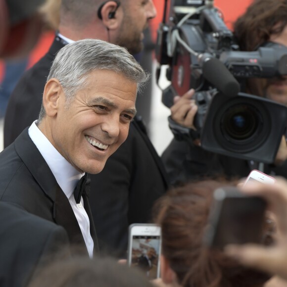 George et Amal Clooney à la première du film Suburbicon lors du 74ème Mostra de Venise le 2 septembre 2017.