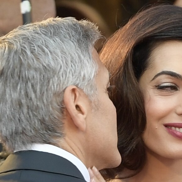 George et Amal Clooney à la première du film Suburbicon lors du 74ème Mostra de Venise le 2 septembre 2017.