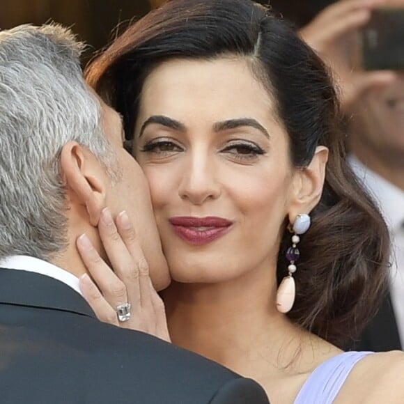 George et Amal Clooney à la première du film Suburbicon lors du 74ème Mostra de Venise le 2 septembre 2017.