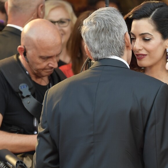 George et Amal Clooney à la première du film Suburbicon lors du 74ème Mostra de Venise le 2 septembre 2017.